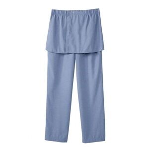 Silverts | Women's Open Back  Gabardine Pant Adaptive Size L  BLUE